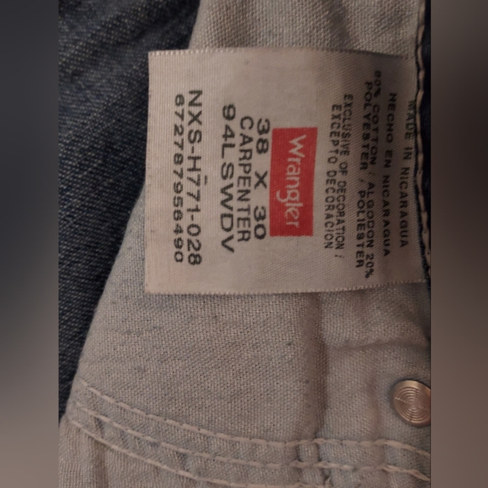 Wrangler Jean's 38/34 - Picture 2 of 4